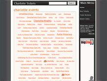 Tablet Screenshot of charlottetickets.org